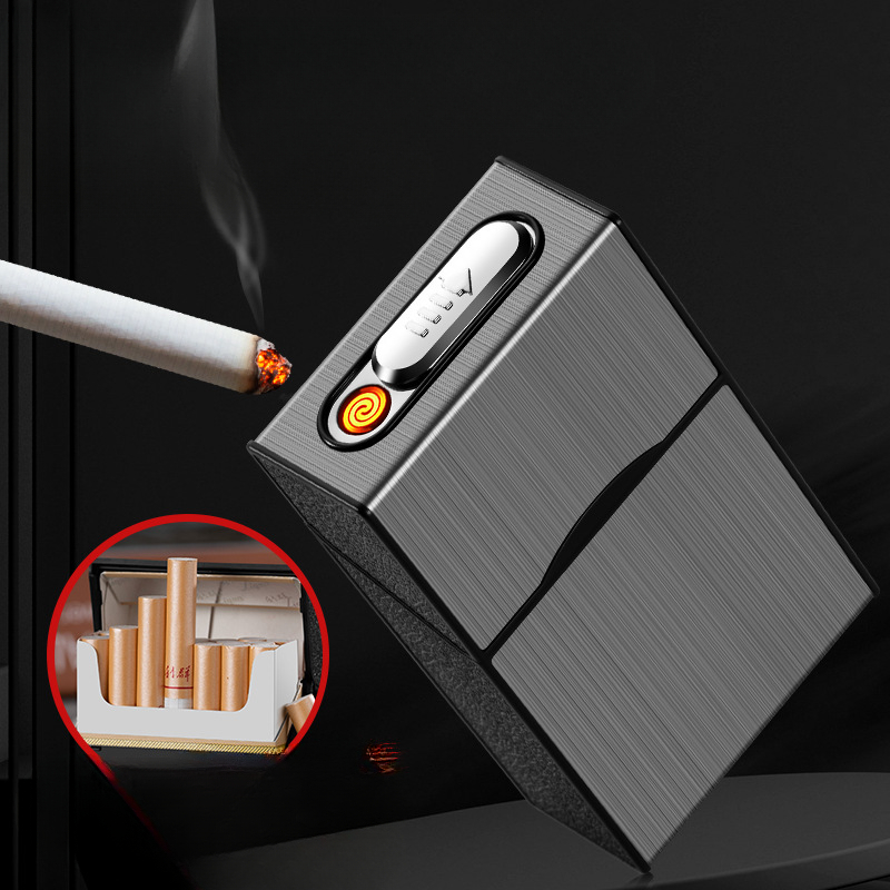 2 In 1 20 담배 케이스 라이터 케이스 USB 충 - Accessories For Vaping 리뷰 및 가격